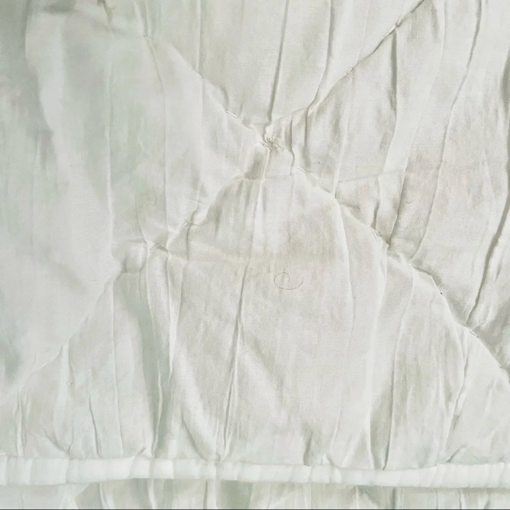 NEW Pottery Barn Quilted Puffy Cotton King Pillow Sham